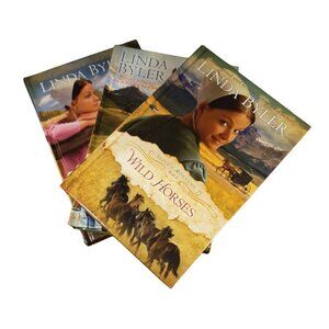 Sadies Montana Series Book Set Amish Fiction Wild Horses Secrets Linda Byler HC